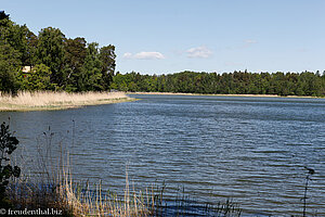 Blick über eine Bucht bei Seurasaari