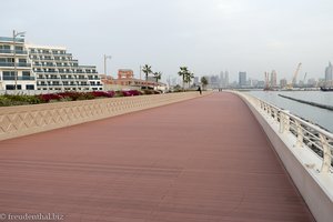 Promenade auf der Sichel der Palm Jumeirah