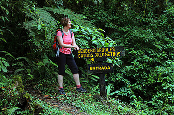 Einstieg zum Sendero Natural Arboles Caídas
