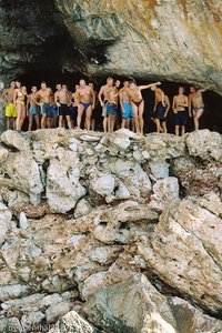 Lars' Sprung von der Liebeshöhle bei Alanya