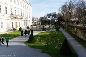 Seitenparterre des Mirabellgartens