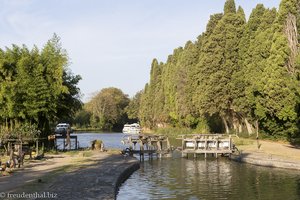 bei der Schleuse von Aiguille