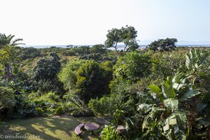 Aussicht von der Ndiza Lodge bei St. Lucia Mtubatuba