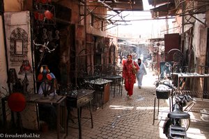 im Suq der Kupferschmide in Marrakesch