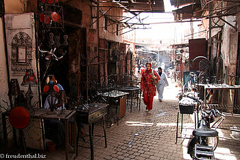 im Suq der Kupferschmide in Marrakesch