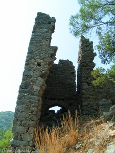 Ruine bei Olympos an der lykischen Küste