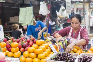 Obststand in Bangkok