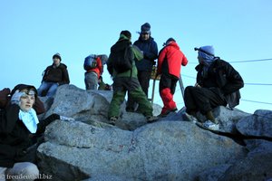 Am Low´s Peak herrscht ein ständiges Kommen und Gehen.