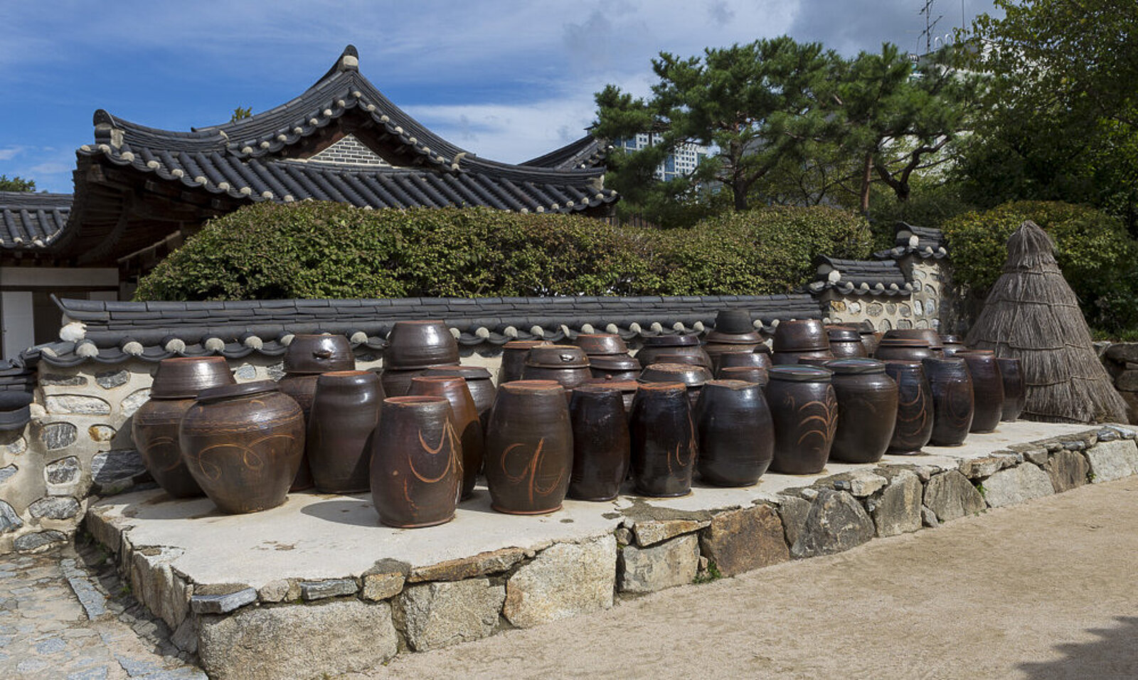 Ausflug ins Freilichtmuseum Namsangol Hanok Village in Seoul