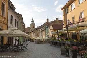 Strassenrestaurants in Brasov - Kronstadt