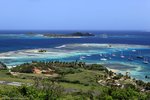 Blick von Union Island nach Mayreau