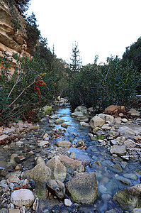 Es geht durch das Bachbett der Avakas Gorge