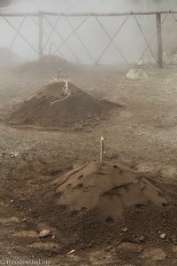 vulkanische Kochstelle beim Lagoa das Furnas