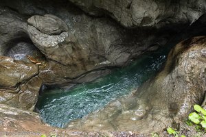 beim Münzwurfbecken in der Breitachklamm