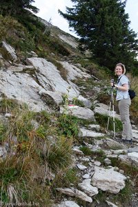 Anne auf dem Weg zum Leistchamm