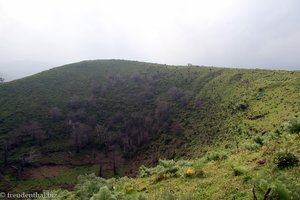 Blick in den erloschenen Krater