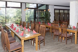 Restaurant im Hotel Posada Vidrau in der Großen Walachei