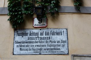 Schild am Fleischmarkt