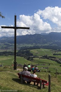 Bei der Aussichtsbank beim Sonderdorfer Kreuz