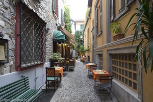 Restaurants in den Gassen von Bellagio