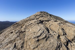 Vulkanische Formen am Krater der Caldera Blanca