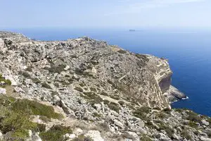 Hoch oben über den Dingli Cliffs auf Malta