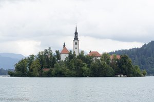 Das Inselchen Blejski Otok und die Mariä-Himmelfahrts-Kirche