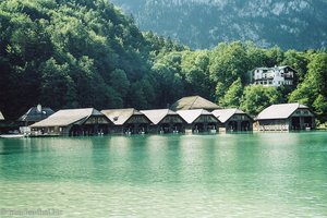 Bootshäuser am Königssee