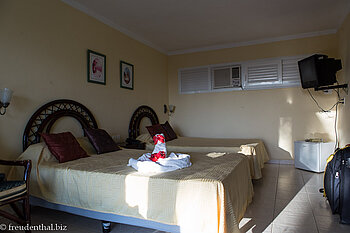 unser Zimmer im Hotel Las Cuevas in Trinidad