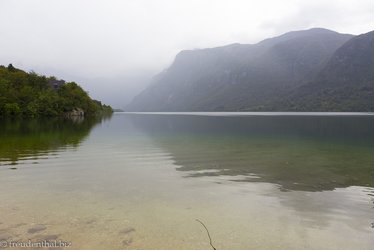 Trübes Wetter am Bohinjer See