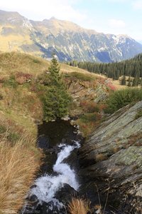 Wasserfall vor dem Schlotterjoch