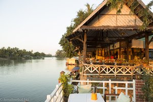 das Restaurant vom Sala Done Khone in Laos