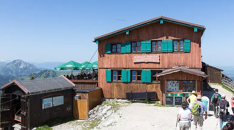 Die Ostlerhütte auf dem Breibenberg