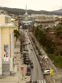 Weißer Turm - Blick in die Innenstadt