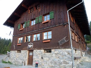 die Wannenkopfhütte im Allgäu