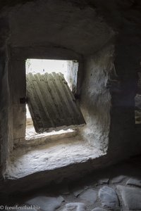 »Todesorgel« im Wehrgang der Kirchenburg Tartlau