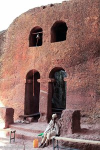 die Golgotha-Kirche - Bete Golgatha in Lalibela