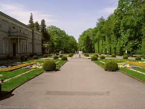 Seitenparterre Schloss Wilanow