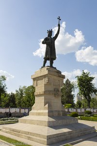 Denkmal des Stefan cel Mare vor dem Historischen Stadtpark von Chisinau