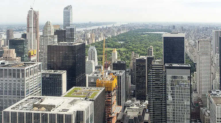 Aussicht über den Central Park