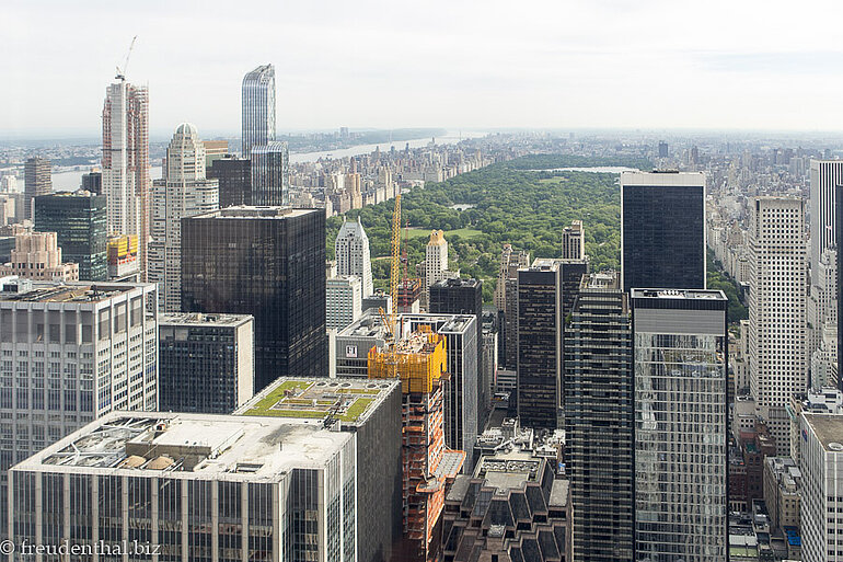 Aussicht über den Central Park
