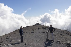 Auf dem Gipfel des Pico de la Nieve