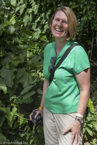 Anne im Tayrona Nationalpark