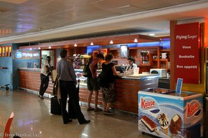Restaurant-Bereich beim Aéroport international de Mohammed V