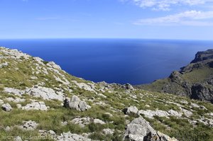 Blick auf das Meer beim Eseljoch