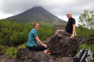 Anne und Lars beim Mirador Colada