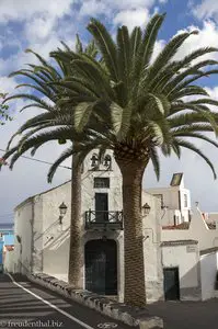 Palmen vor der Ermita San Sebastián
