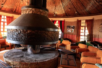 Restaurant in der Simien Lodge
