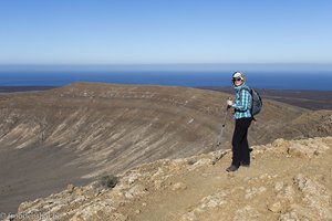 Man(n) oder auch Frau fühlt sich winzig auf der Caldera Blanca