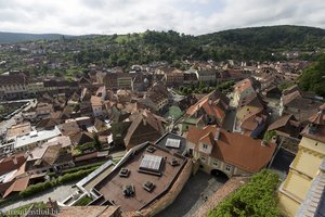 Aussicht vom Stundturm über Sighisoara